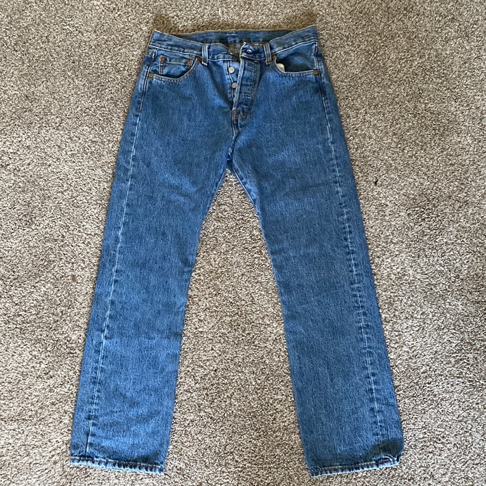 Levi’s Red Tag 501 Button Fly Jeans 30x30 Straight Leg